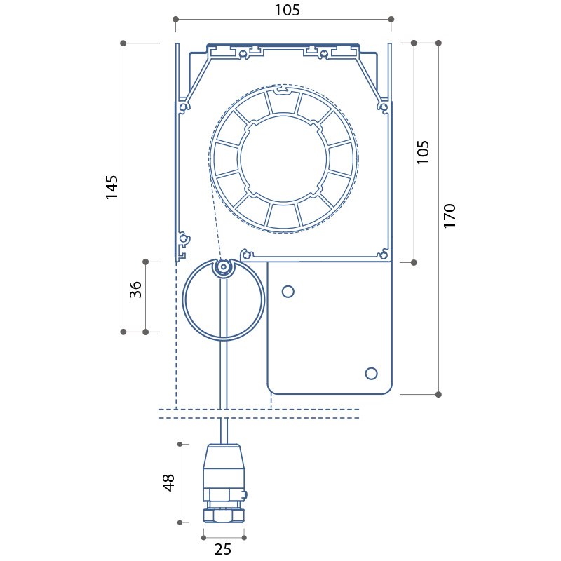 F105 INOXMT-C-VO